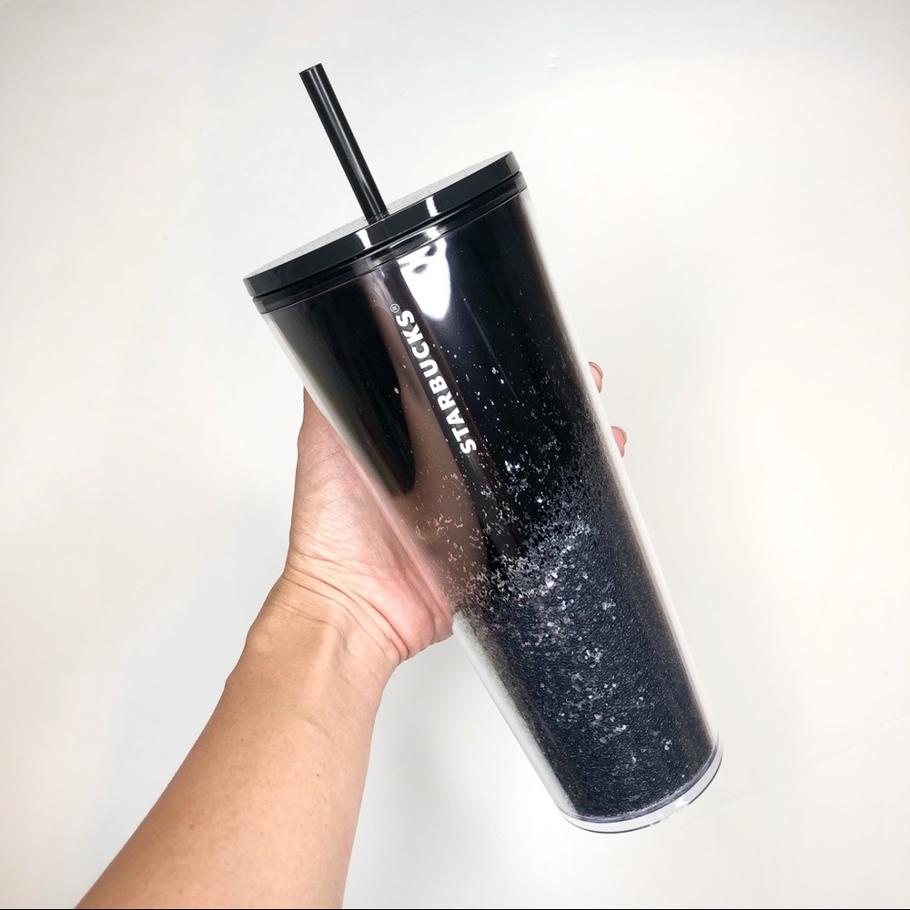 Starbucks Holiday 2019 Black Mirror Glitter Cup